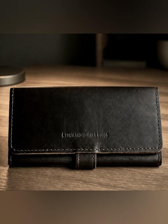 portland leather goods Handbags - Portland Leather Goods Women's Tri-fold Wallet
